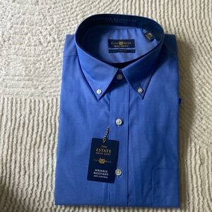 CLUB ROOM Men's Long-sleeve (Regular Fit), Wrinkle Resinstant 100% Cotton